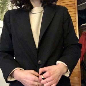 Lafayette 148 Black Blazer